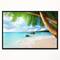 Designart - Praslin Island Seychelles Beach - Seashore Photo Framed Canvas Print